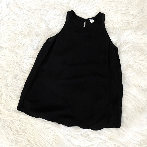Old Navy Black Sleeveless Top - Keyhole back - Picture 1 of 8